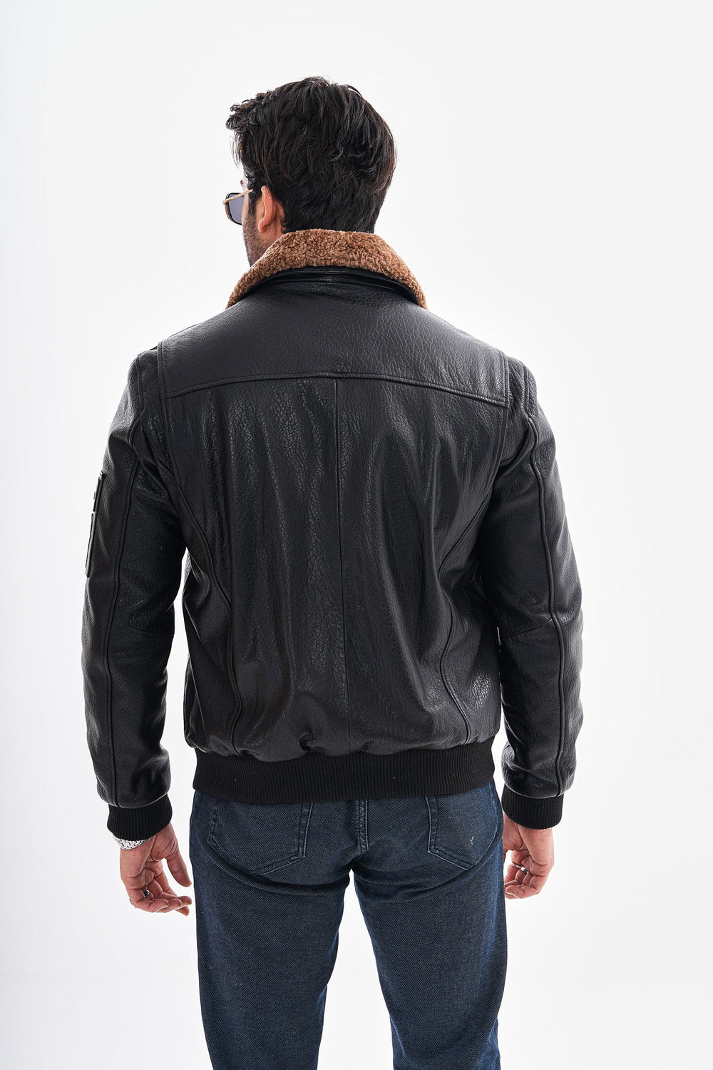 The Northway Black Lambskin Leather Jacket