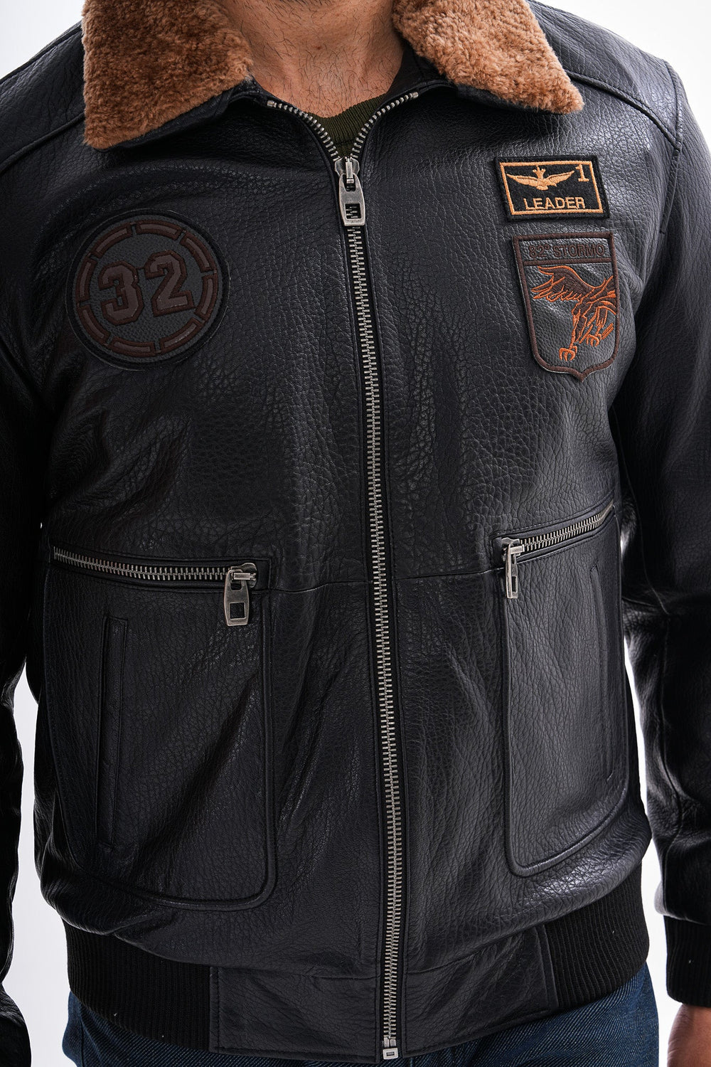 The Northway Black Lambskin Leather Jacket
