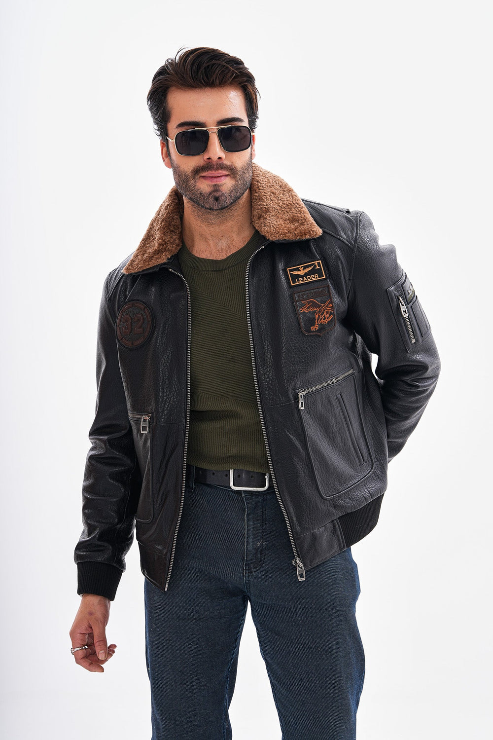 The Northway Black Lambskin Leather Jacket