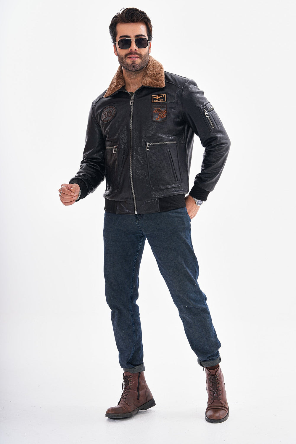 The Northway Black Lambskin Leather Jacket