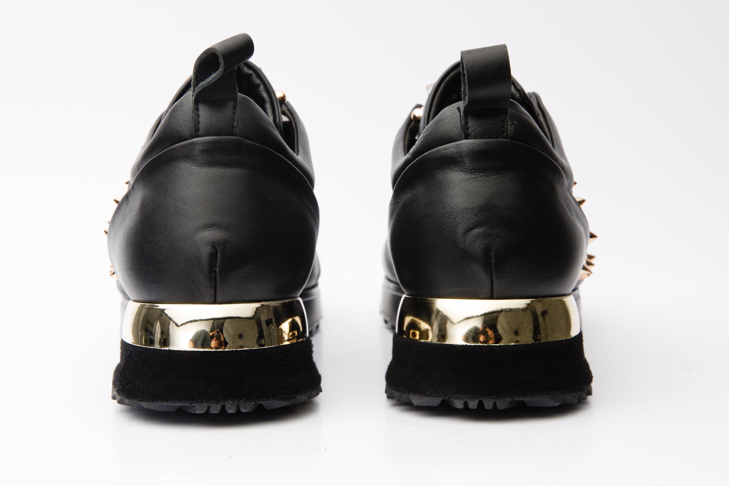 The Infanta Black Spike Leather Sneaker Limited Edition