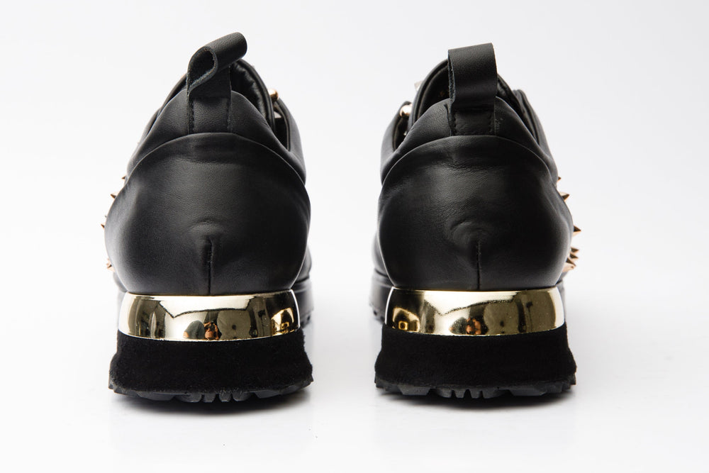 The Infanta Black Spike Leather Sneaker Limited Edition