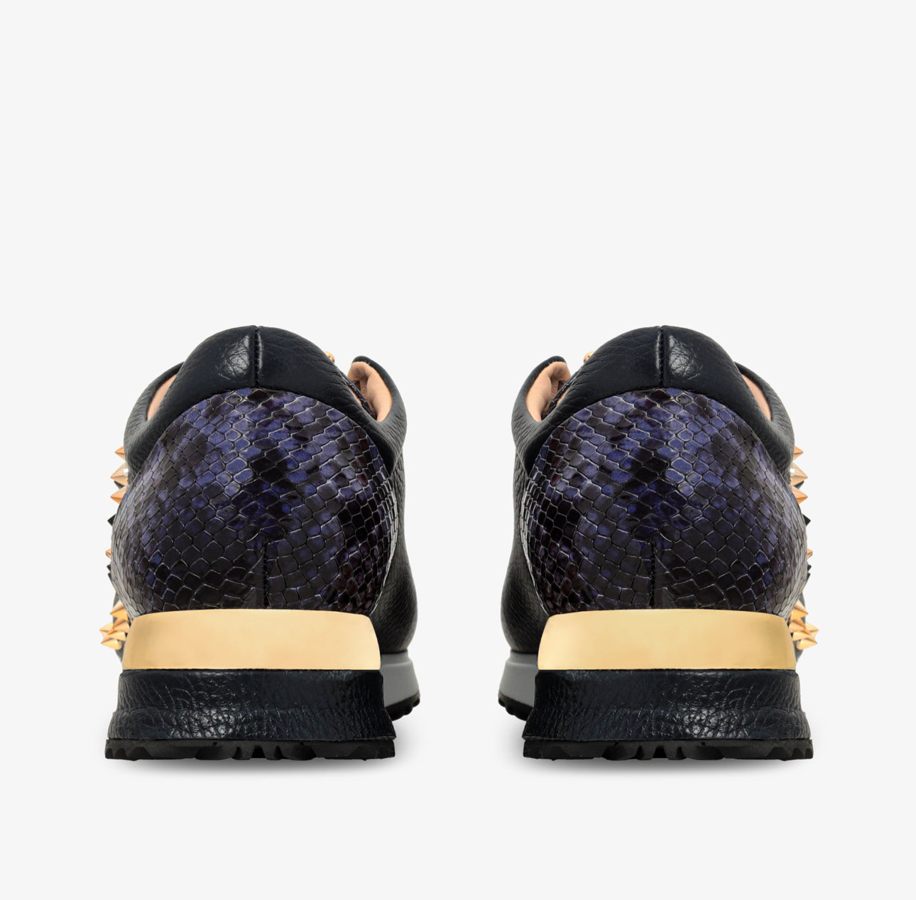 The Infanta Navy Spike Leather Sneaker Limited Edition