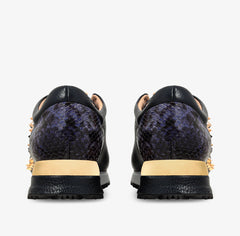 The Infanta Navy Spike Leather Sneaker Limited Edition
