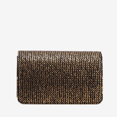 The Valencia Black Gold Handbag