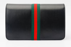 The Afega Black Leather Handbag