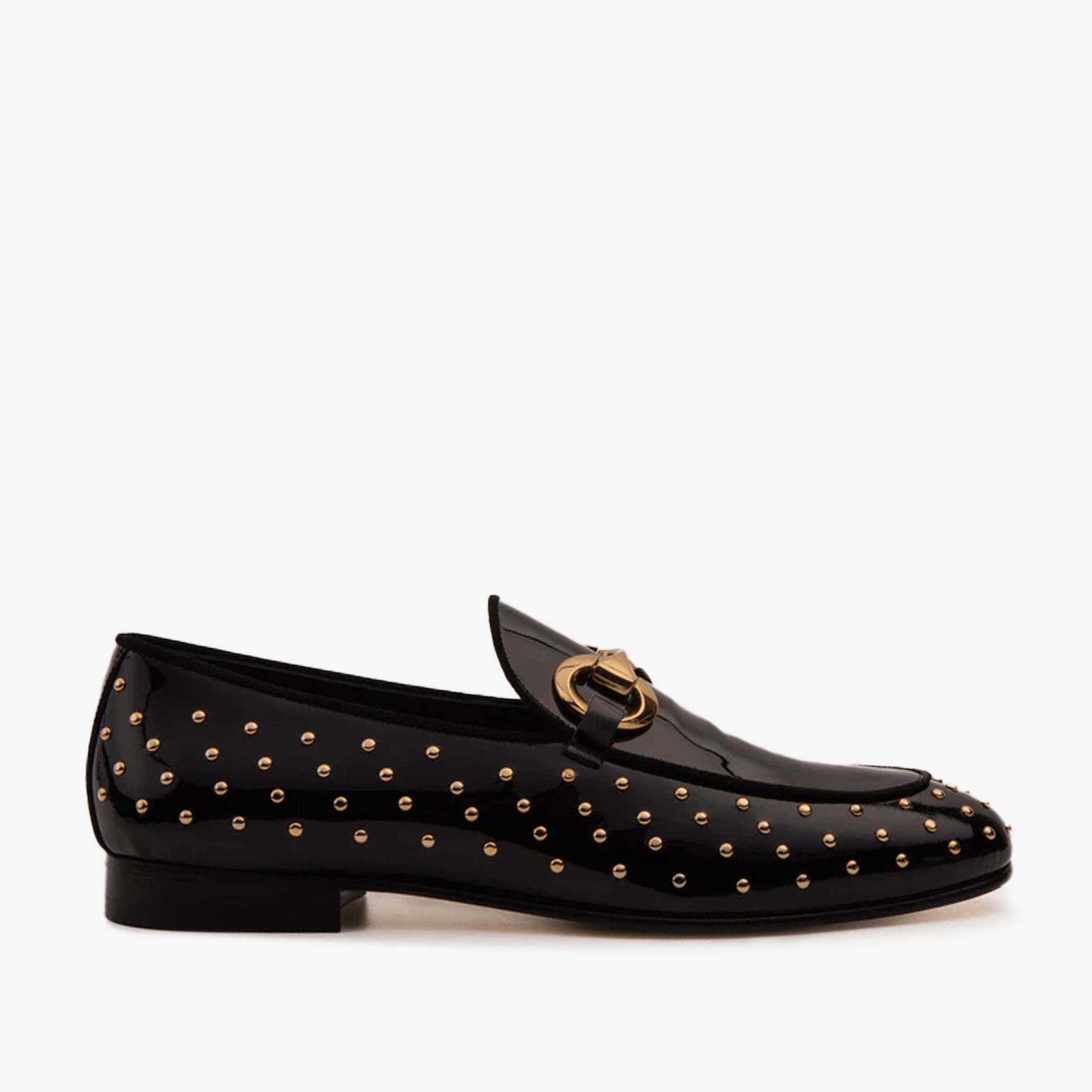 The Jupiter  Shoe Black Spike Leather  Bit Dress Loafer Limited Edition  Shoe