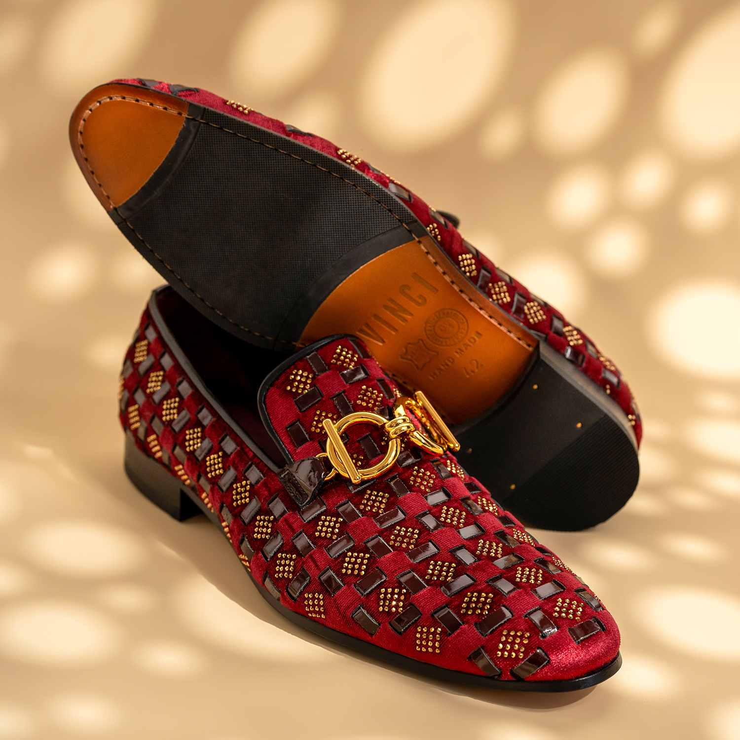 The Vicino Shoe Burgundy Bit Dress Loafer Limited Edition Shoe