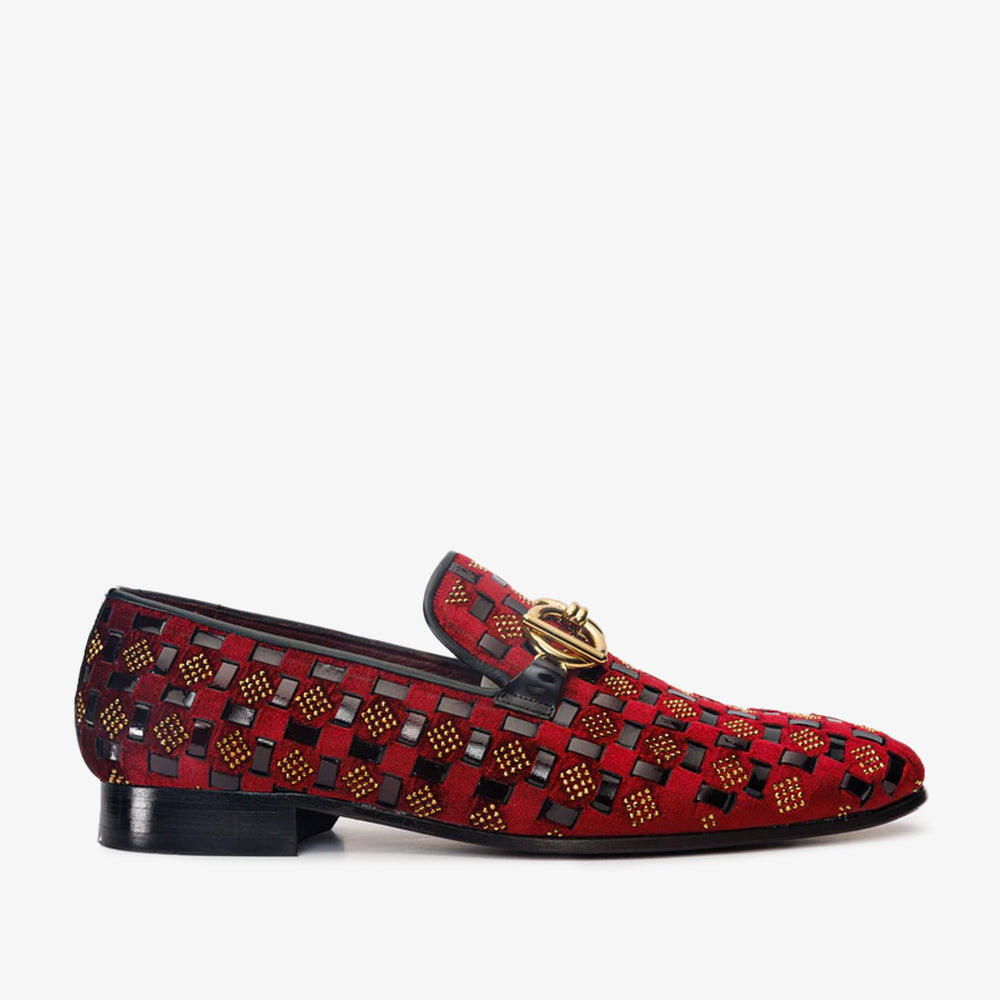 The Vicino Shoe Burgundy Bit Dress Loafer Limited Edition Shoe