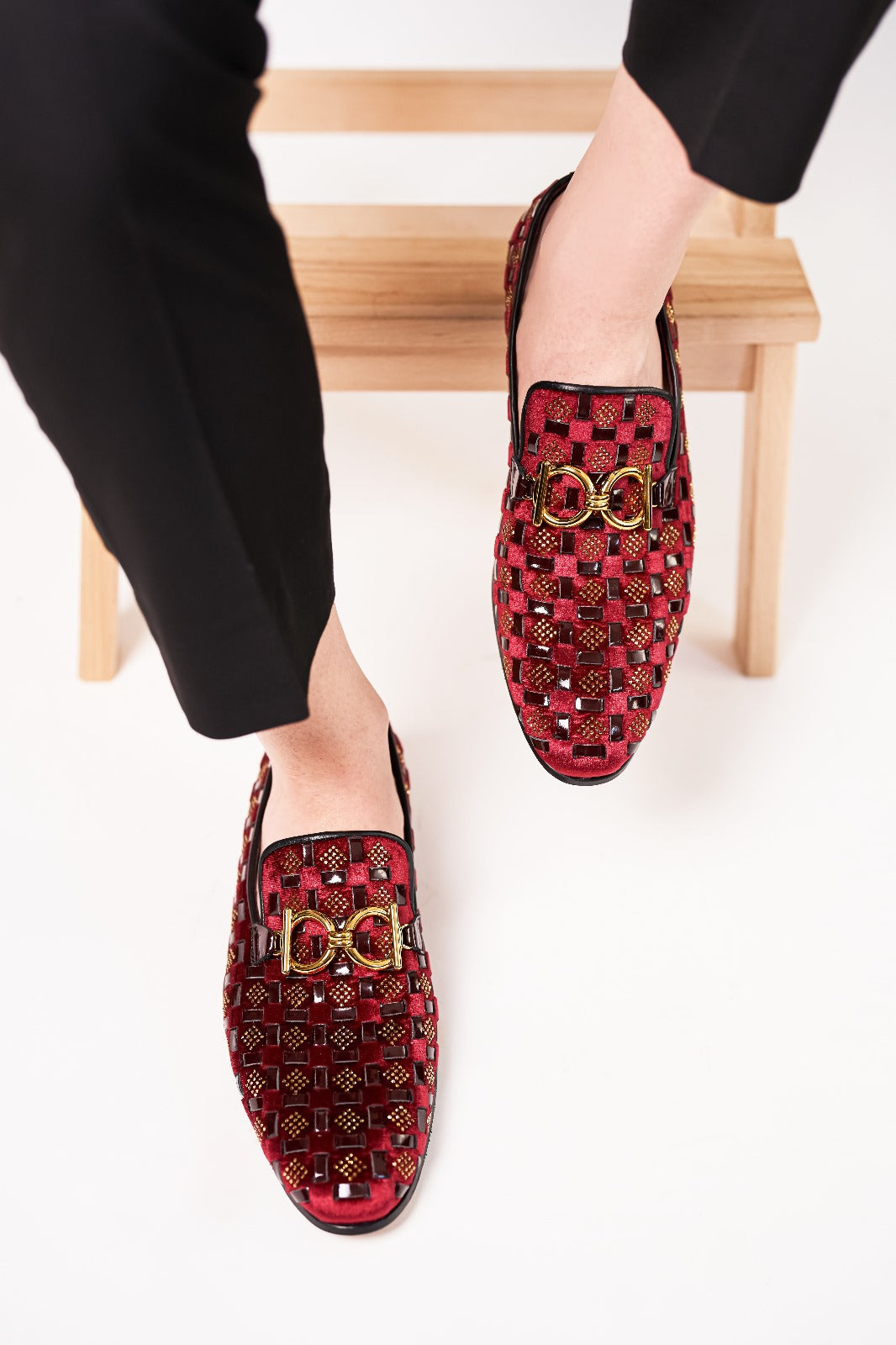 The Vicino Shoe Burgundy Bit Dress Loafer Limited Edition Shoe