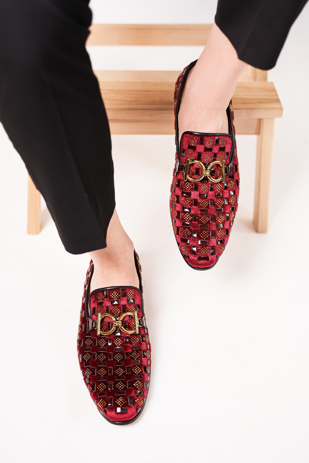 The Vicino Shoe Burgundy Bit Dress Loafer Limited Edition Shoe