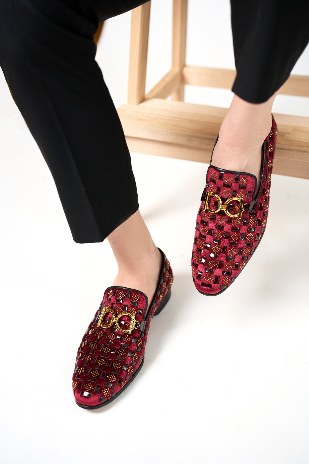 The Vicino Shoe Burgundy Bit Dress Loafer Limited Edition Shoe