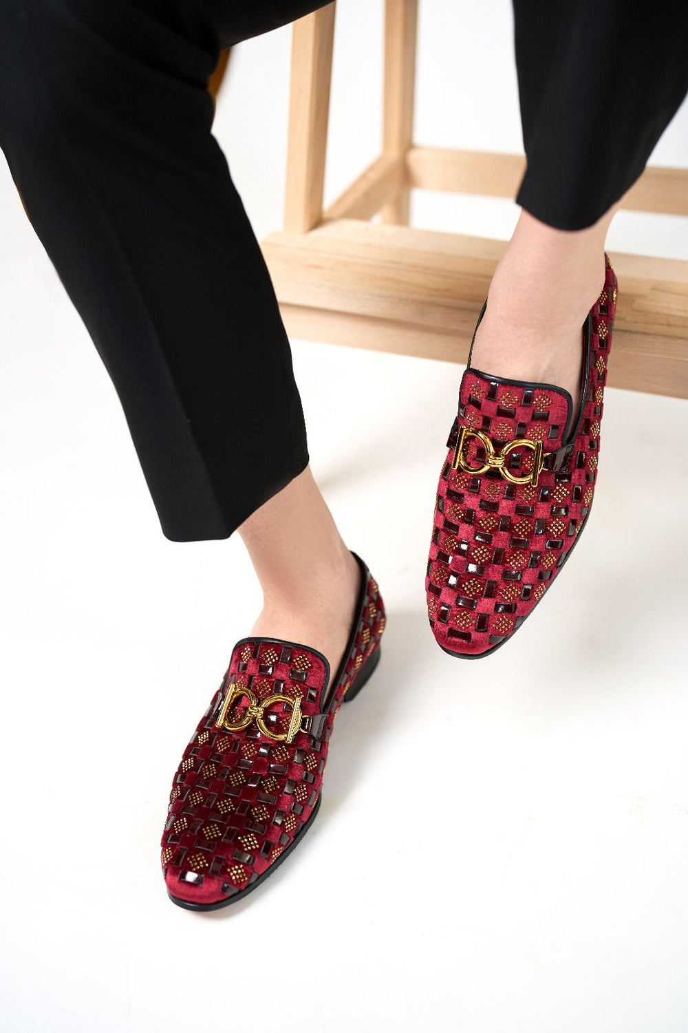 The Vicino Shoe Burgundy Bit Dress Loafer Limited Edition Shoe
