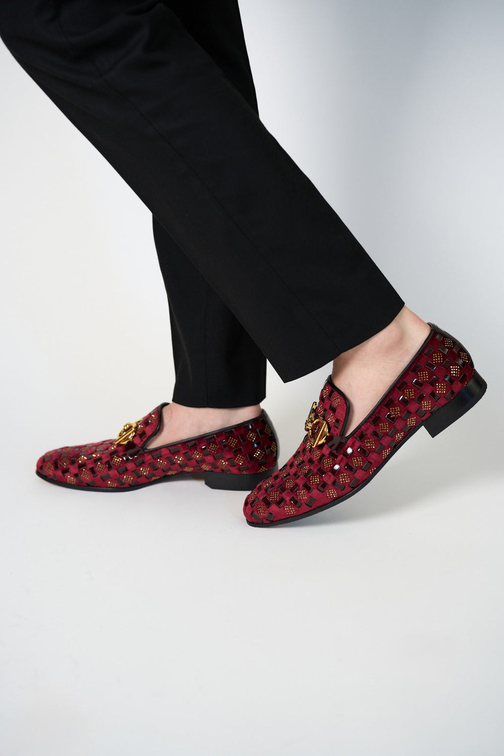 The Vicino Shoe Burgundy Bit Dress Loafer Limited Edition Shoe