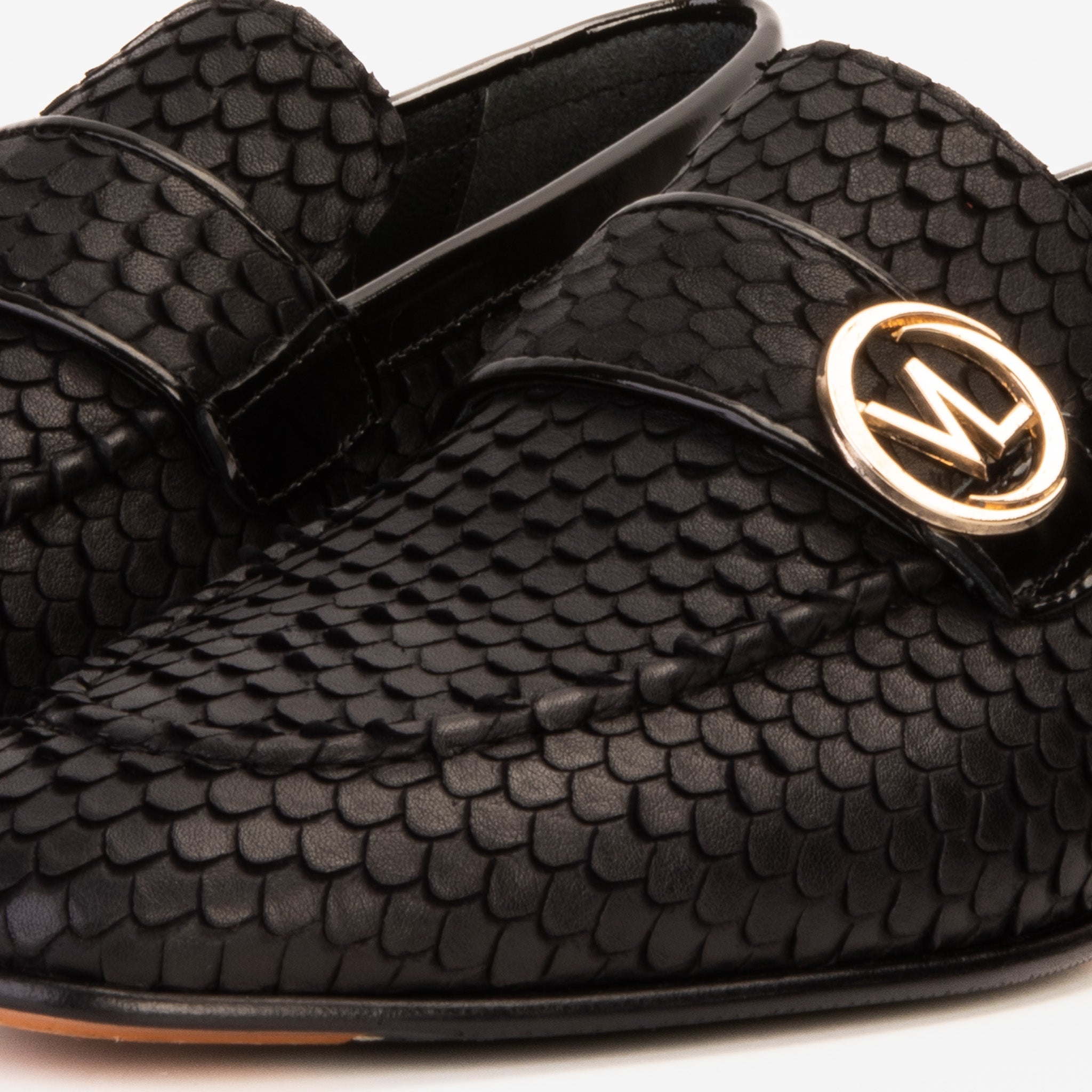 The Monarch Black Leather Dress Shoe