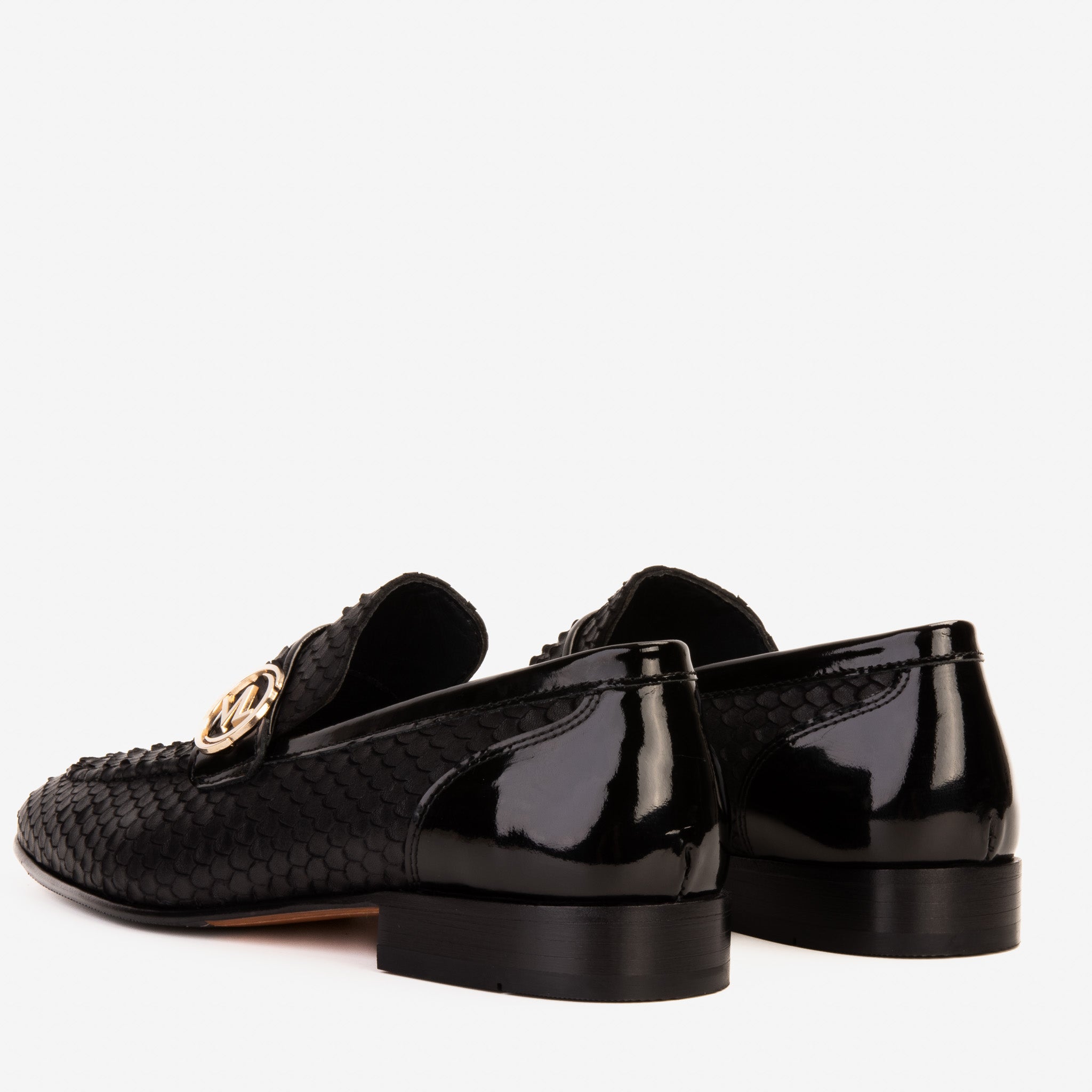The Monarch Black Leather Dress Shoe