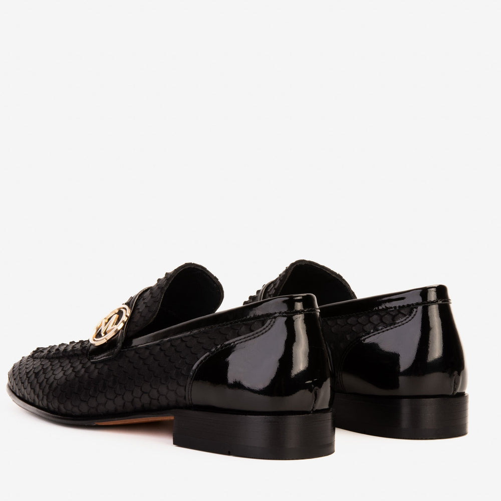 The Monarch Black Leather Dress Shoe