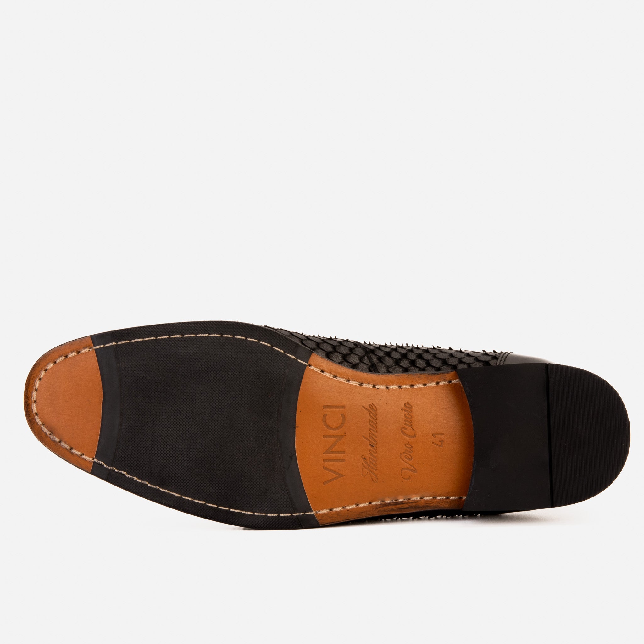 The Monarch Black Leather Dress Shoe