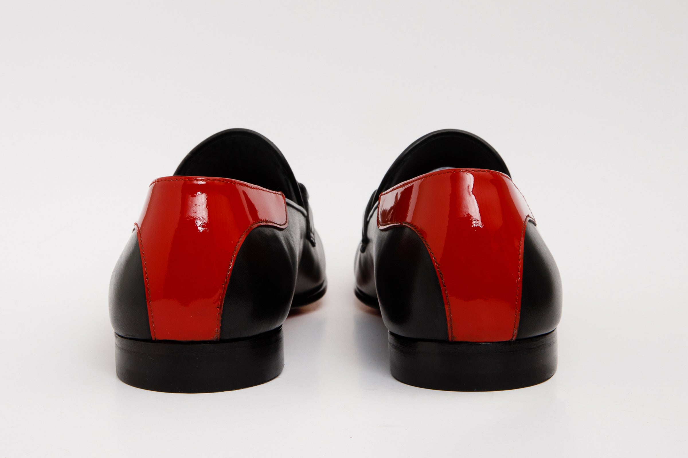 The Maratea Black Leather shoe Bit Loafer  Shoe