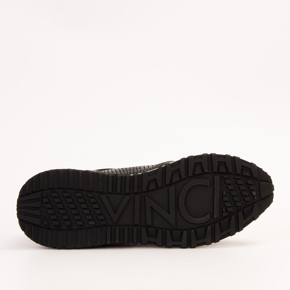 The Empire Black Leather Sneaker