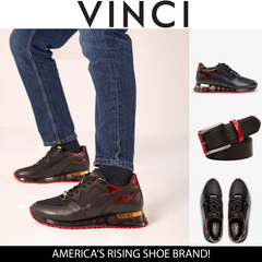 The Rialto Black Red Patent Leather Sneaker