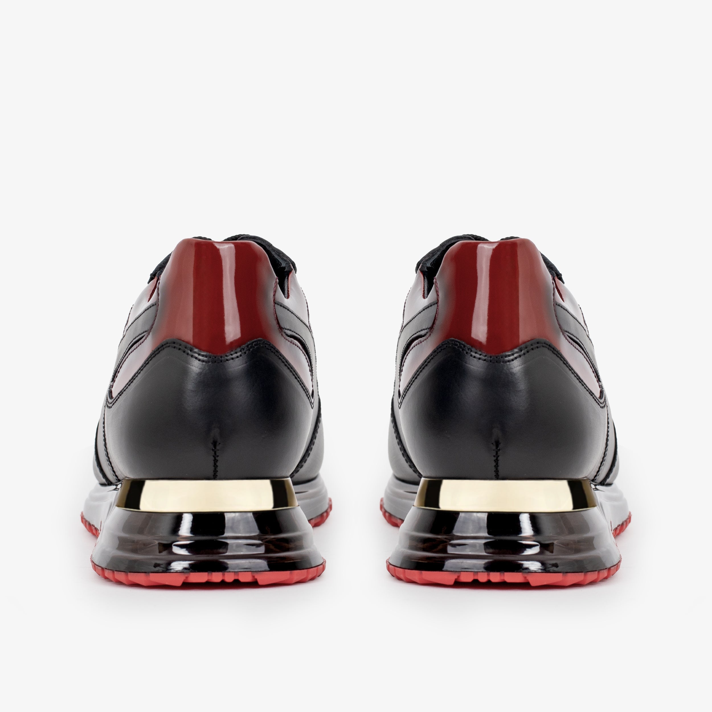 The Rialto Black Red Patent Leather Sneaker