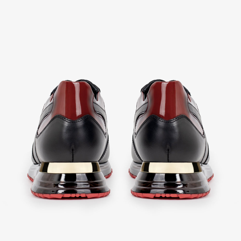 The Rialto Black Red Patent Leather Sneaker