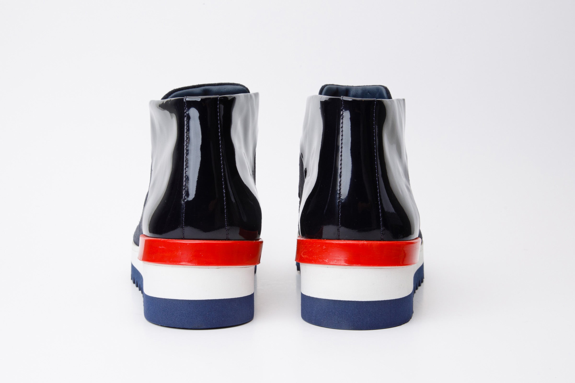 The Kagan Navy Blue Wingtip Chukka Sneaker Boot
