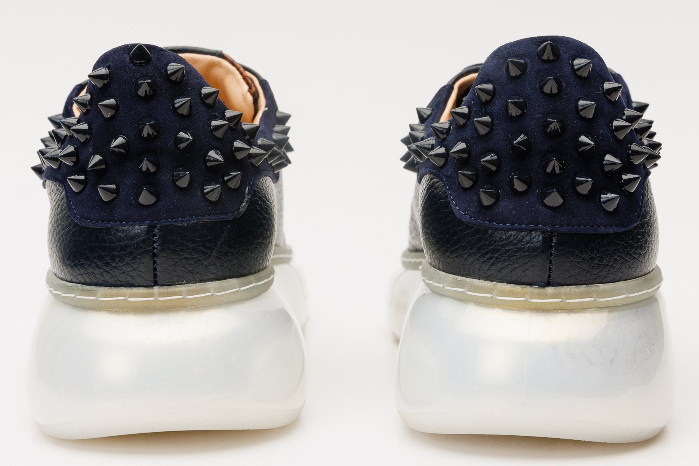 The Venezia Dark Blue Leather Sneaker