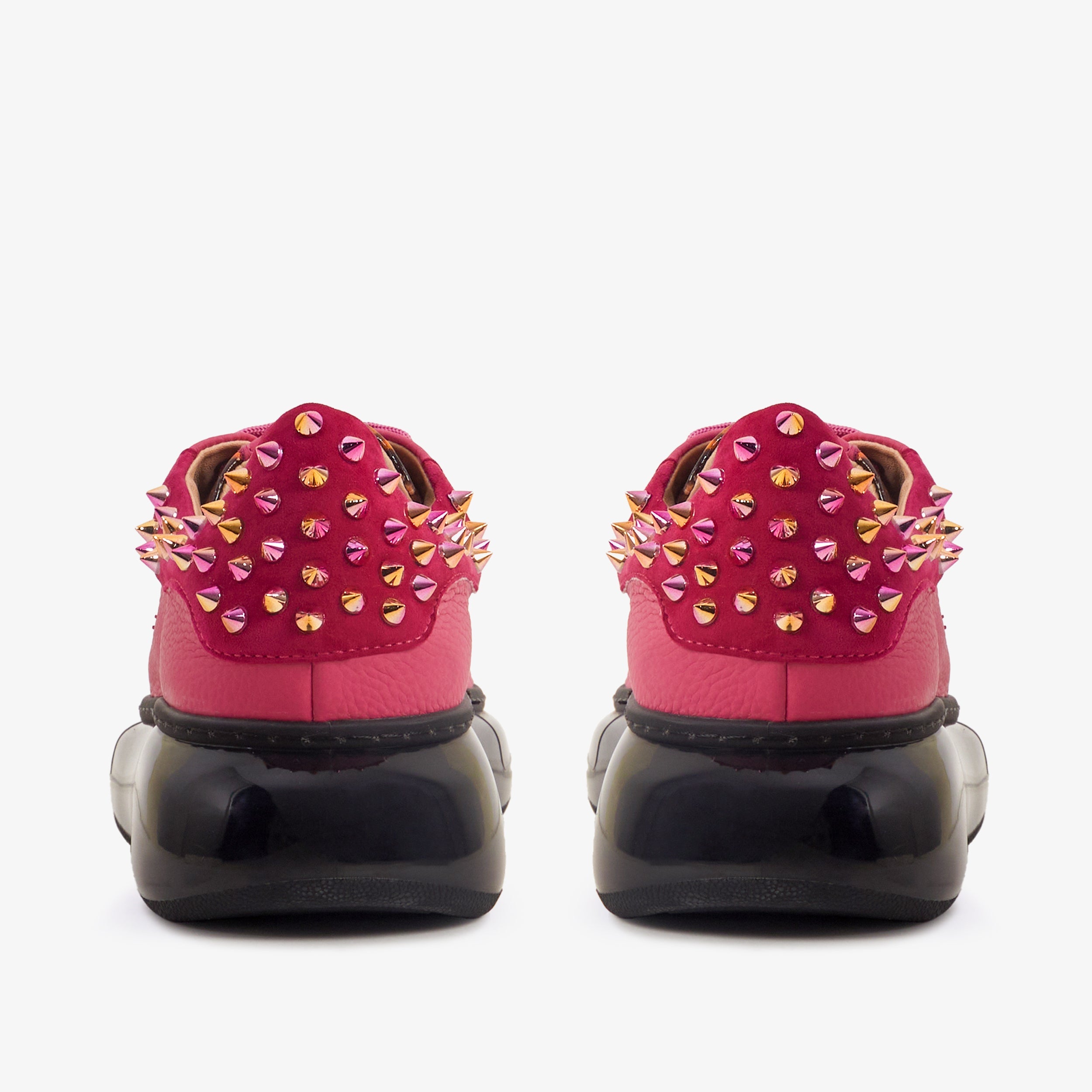 The Venezia Fuchsia Leather Sneaker