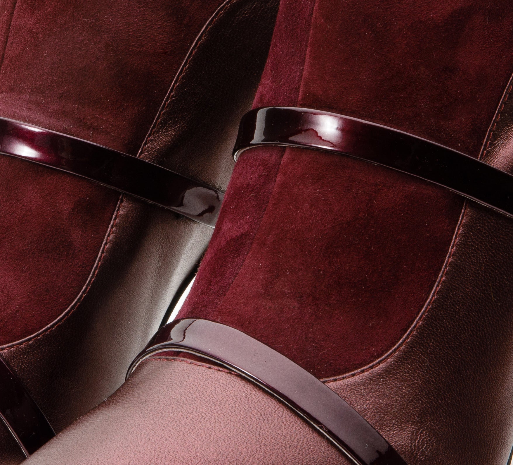 The Manila Burgundy Leather Ankle Boot