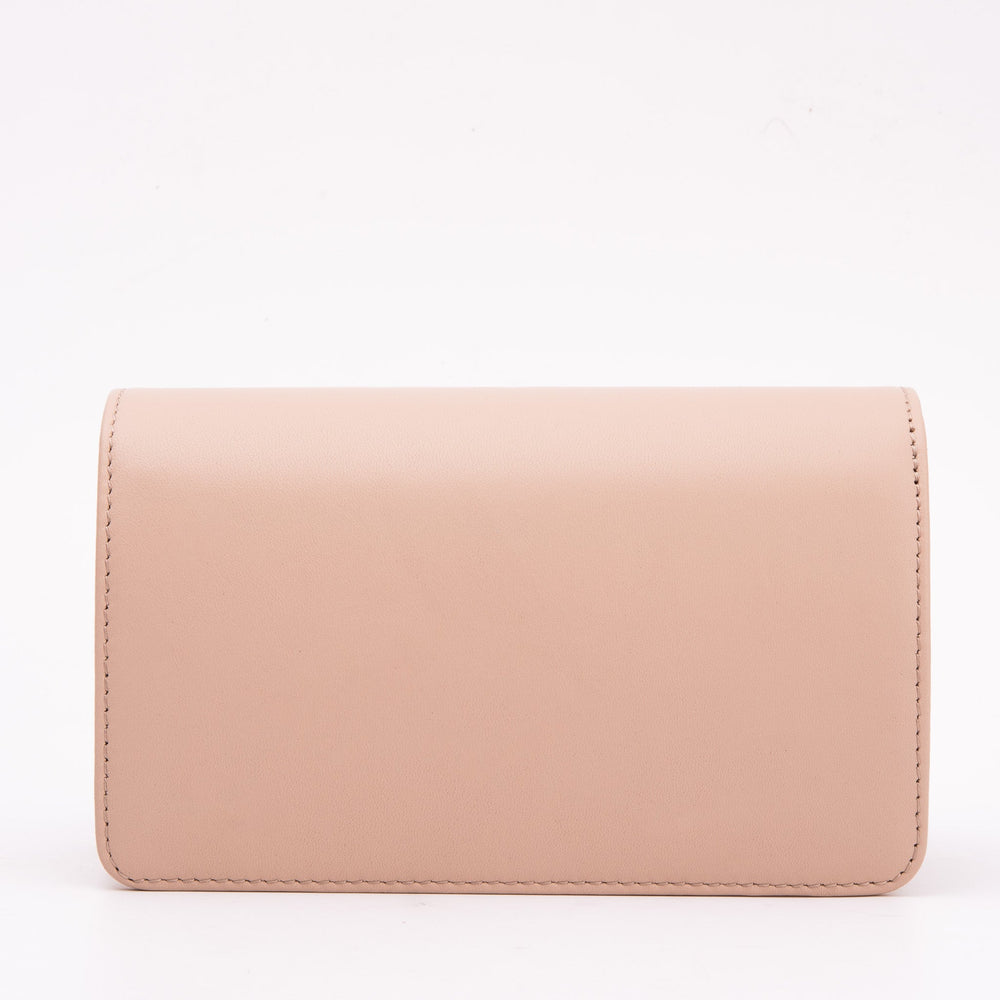 The Diva Beige Leather Handbag