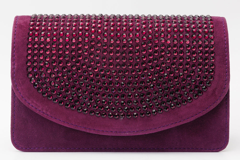 The Ailano Purple Leather Handbag