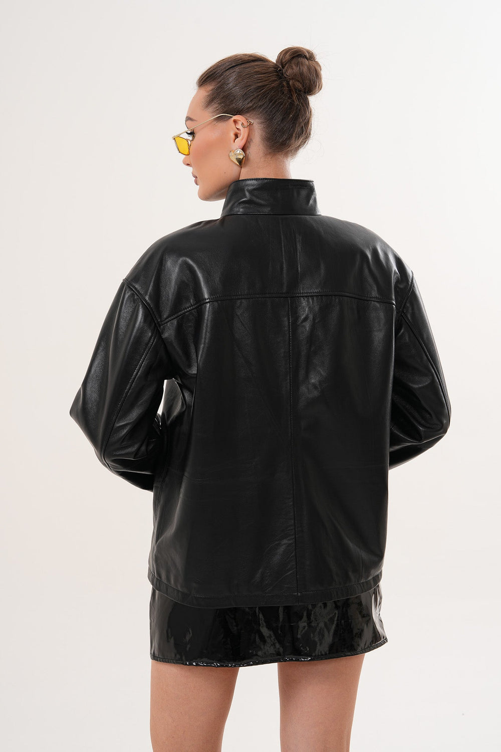 The Nox Black Leather Jacket