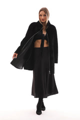 The Nyra Reversible Shearling Leather Jacket