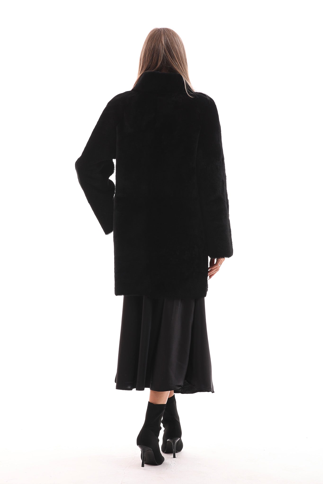 The Nyra Reversible Shearling Leather Jacket