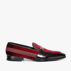 The Pontalto Leather Shoe Burgundy Bit Loafer