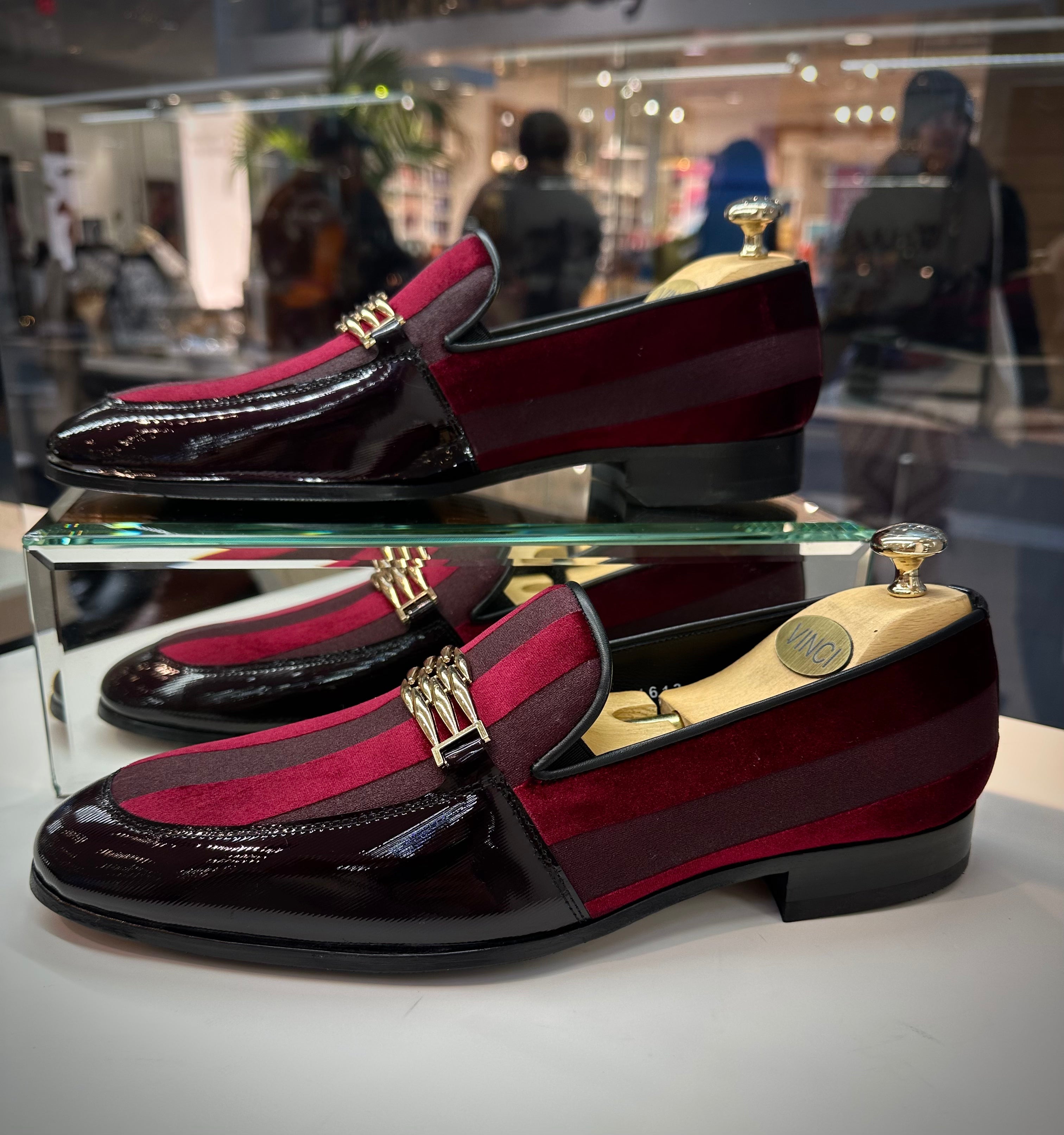 The Pontalto Leather Shoe Burgundy Bit Loafer
