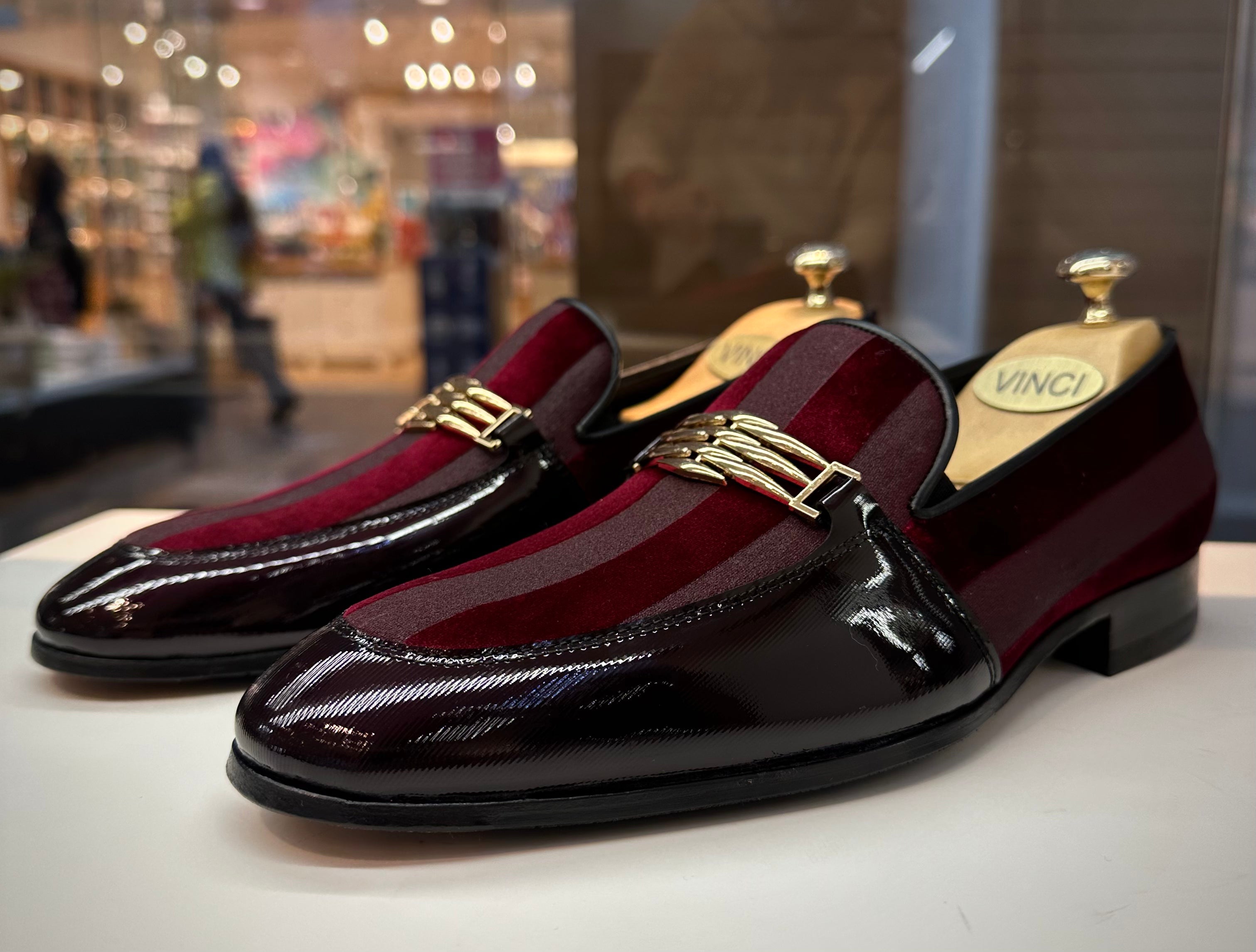 The Pontalto Leather Shoe Burgundy Bit Loafer