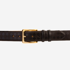 The Cenova Black Calfskin Belt