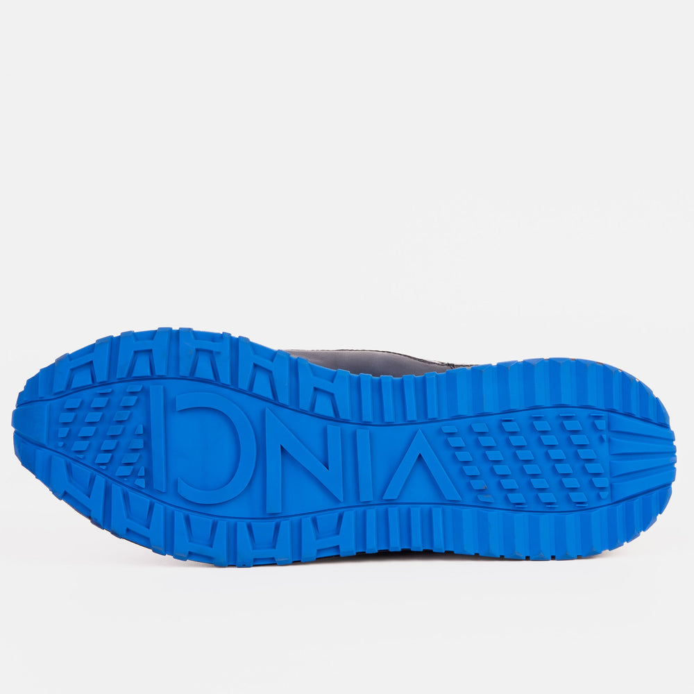 The Marseille Navy Blue Leather Sneaker