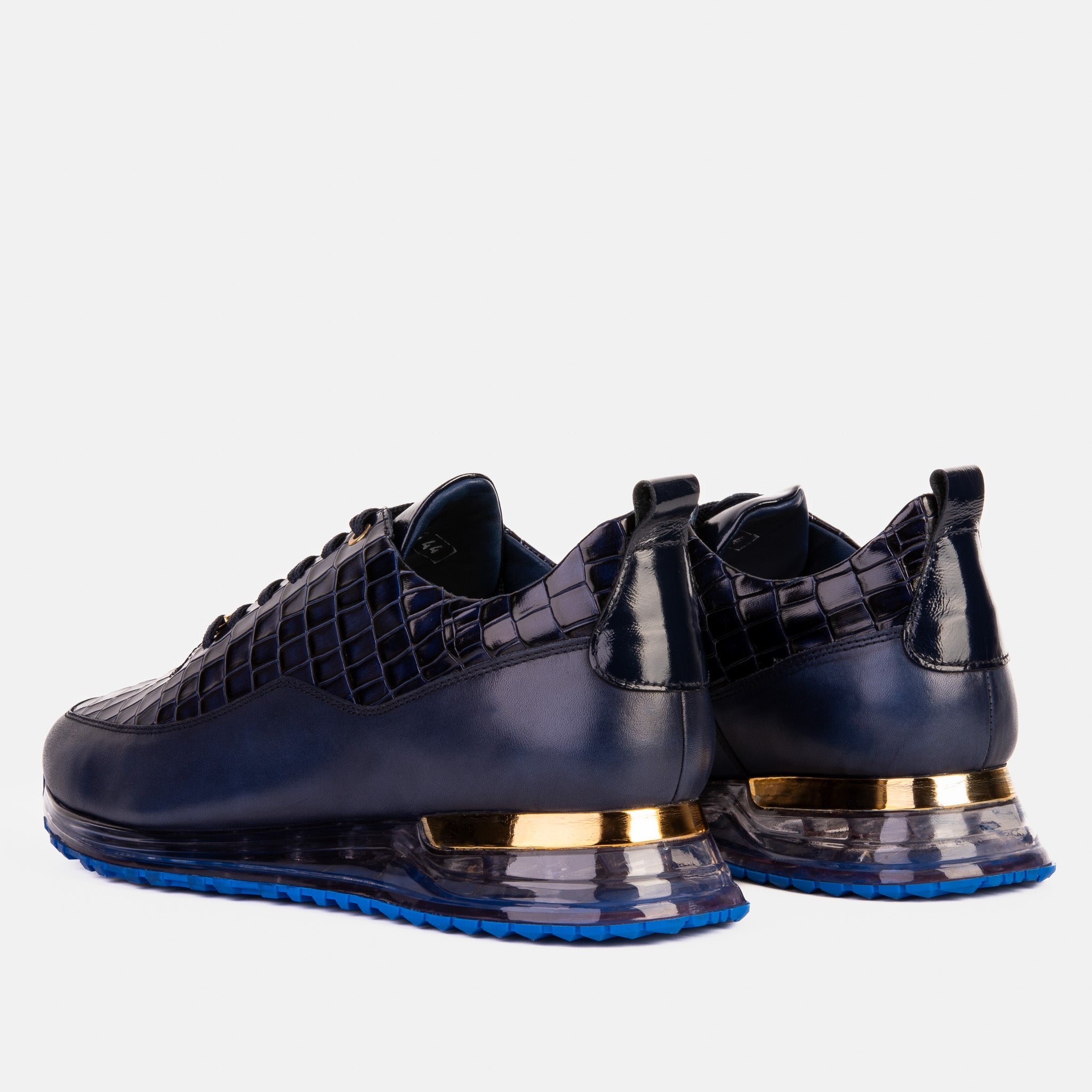 The Marseille Navy Blue Leather Sneaker