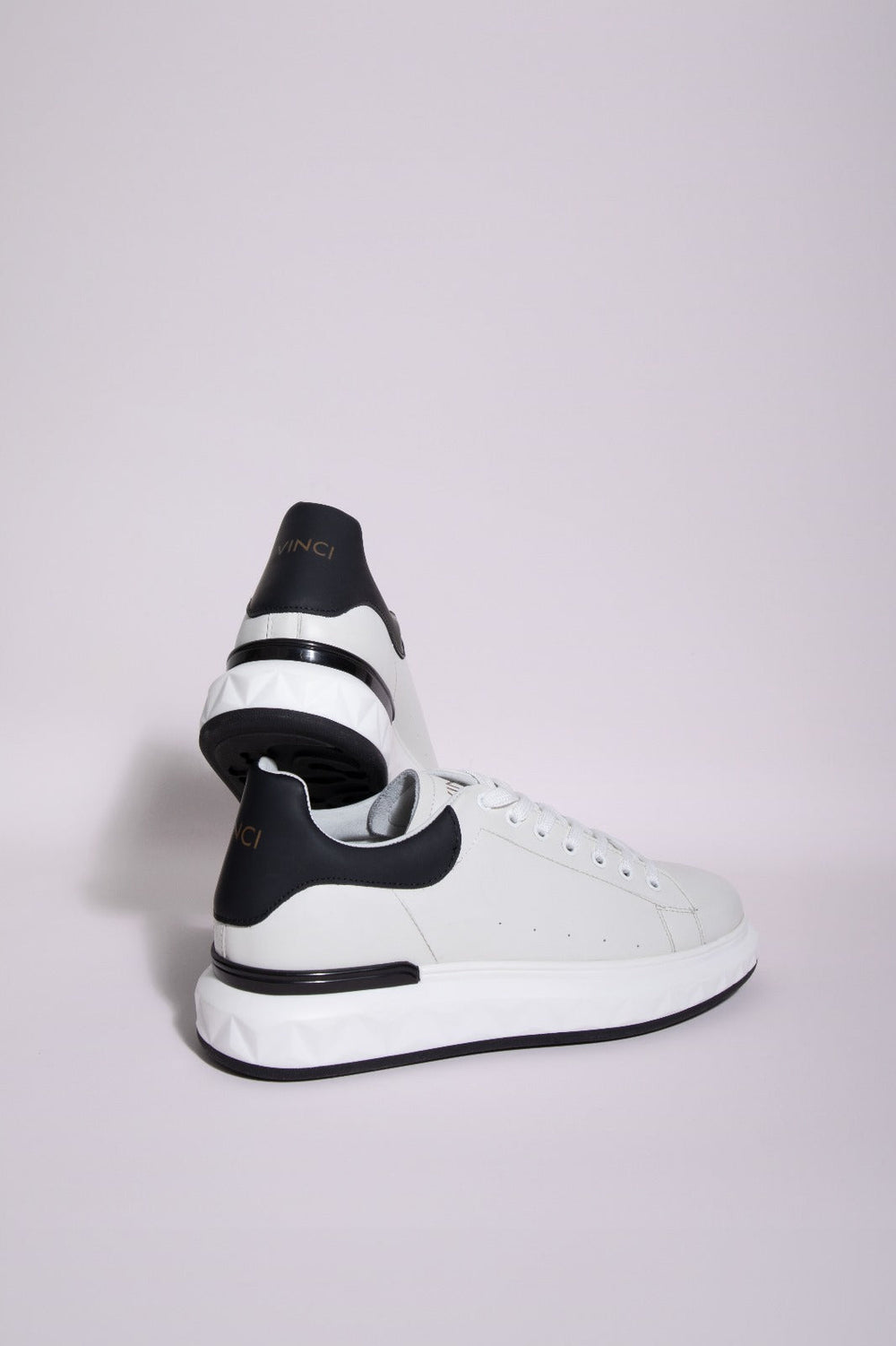 The Linq White Leather Sneaker