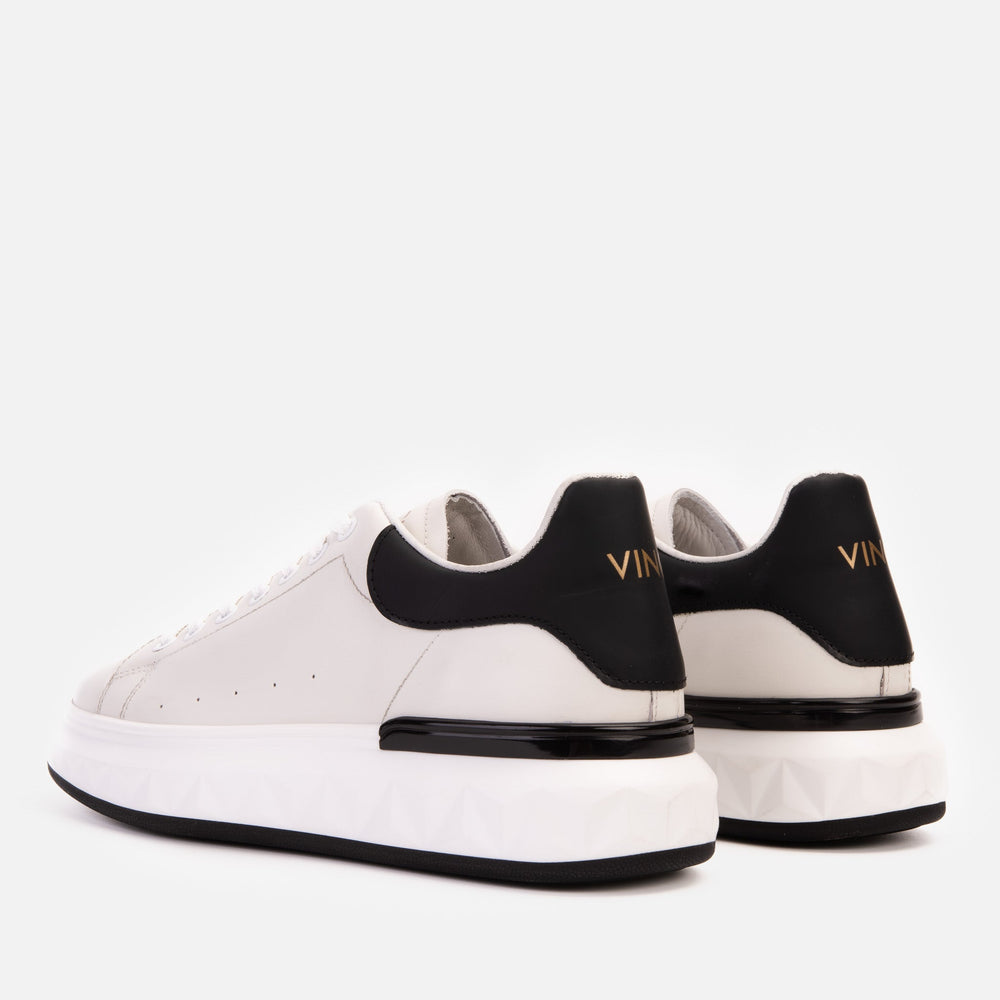 The Linq White Leather Sneaker