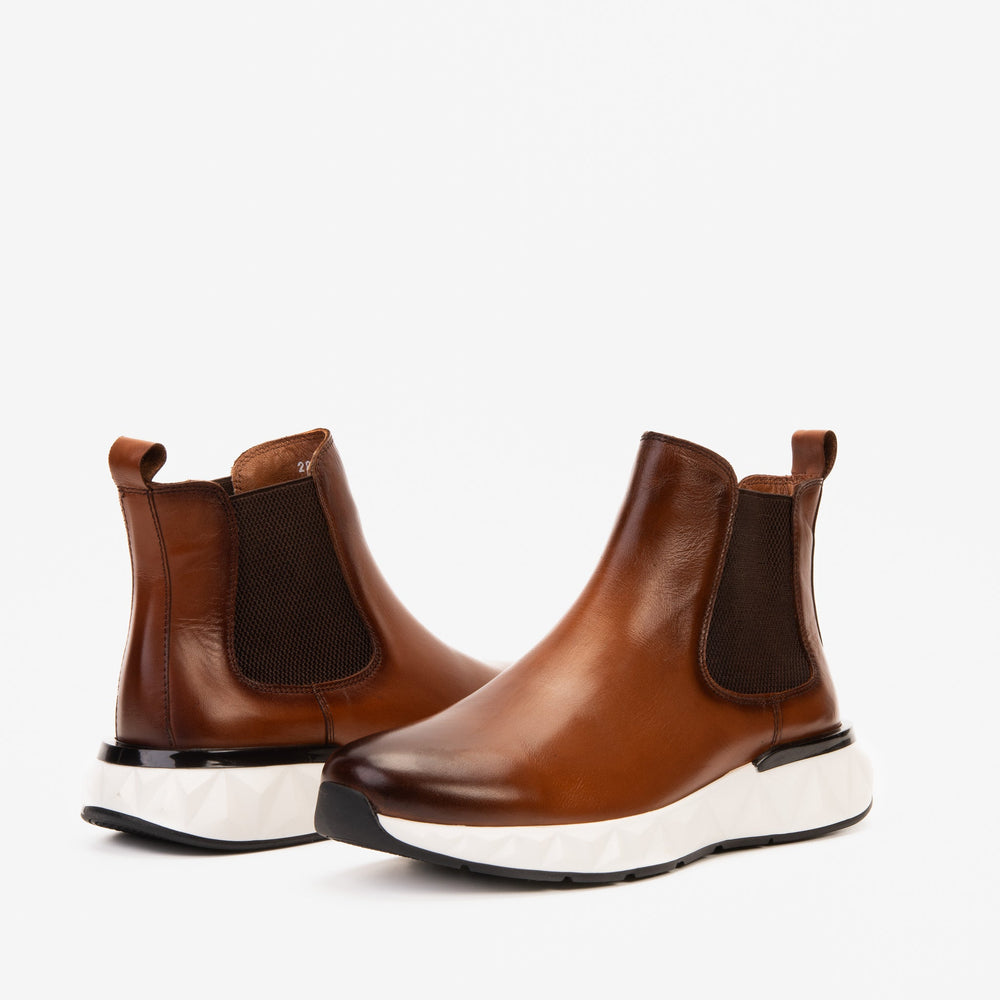 The Apex Tan Leather Chealsea Boot