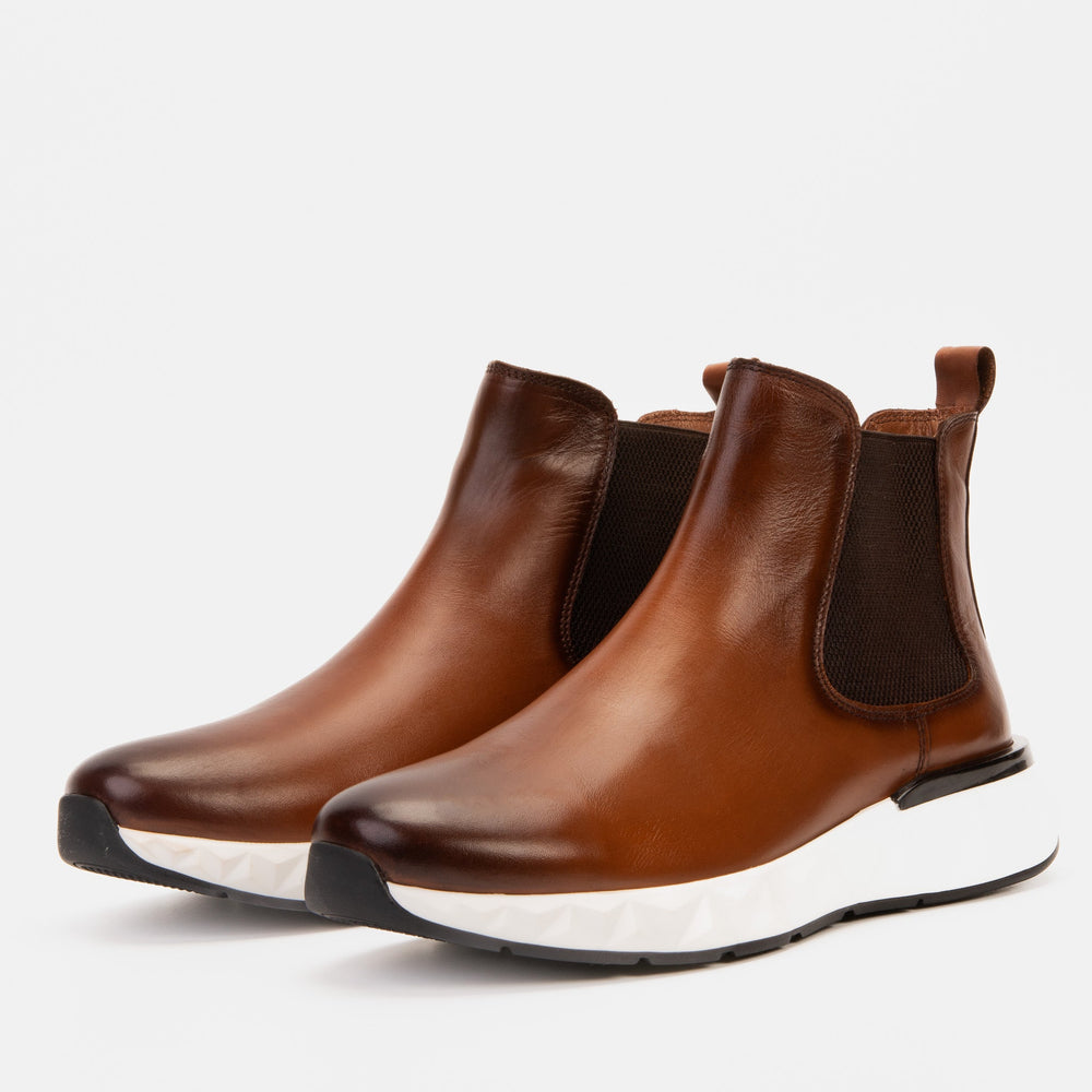 The Apex Tan Leather Chealsea Boot
