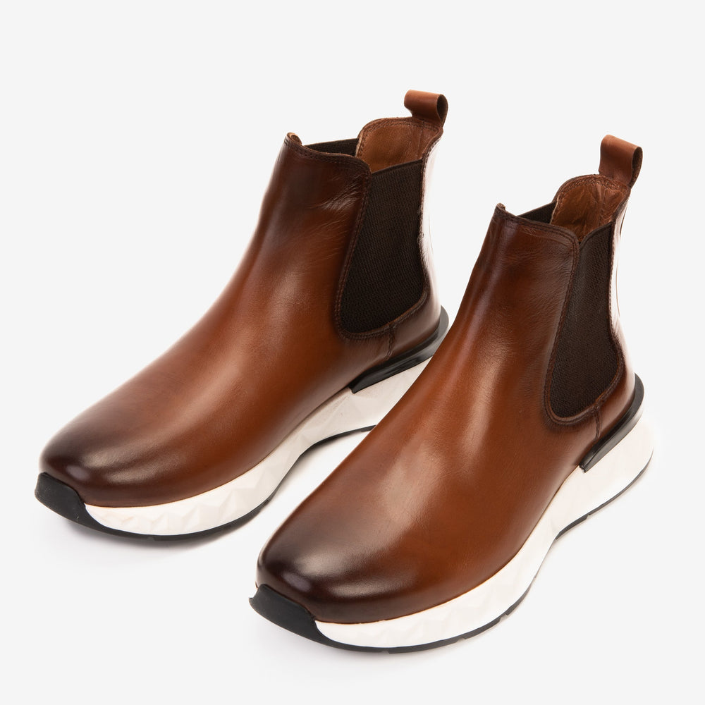 The Apex Tan Leather Chealsea Boot