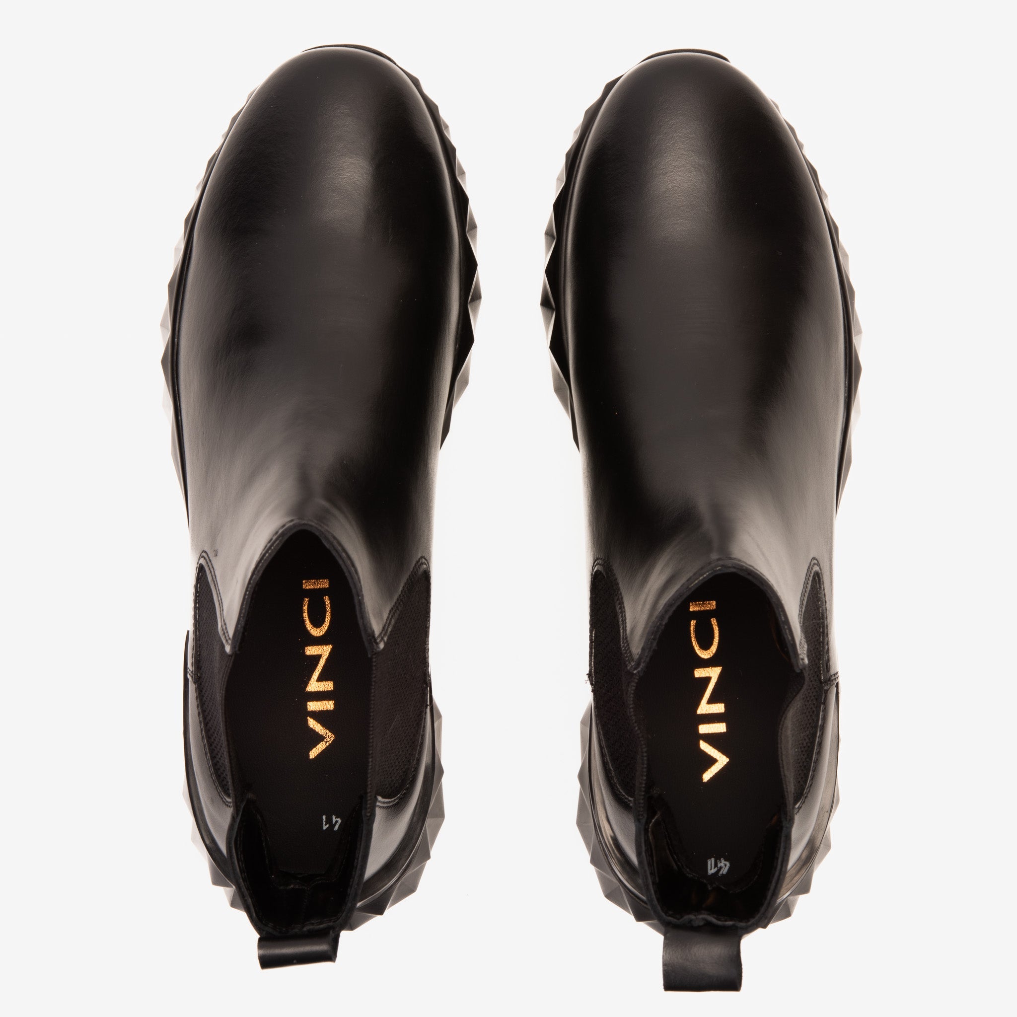 The Apex Black Leather Chelsea Boot
