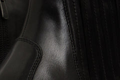 The Sorhag Black Leather Dress Boot