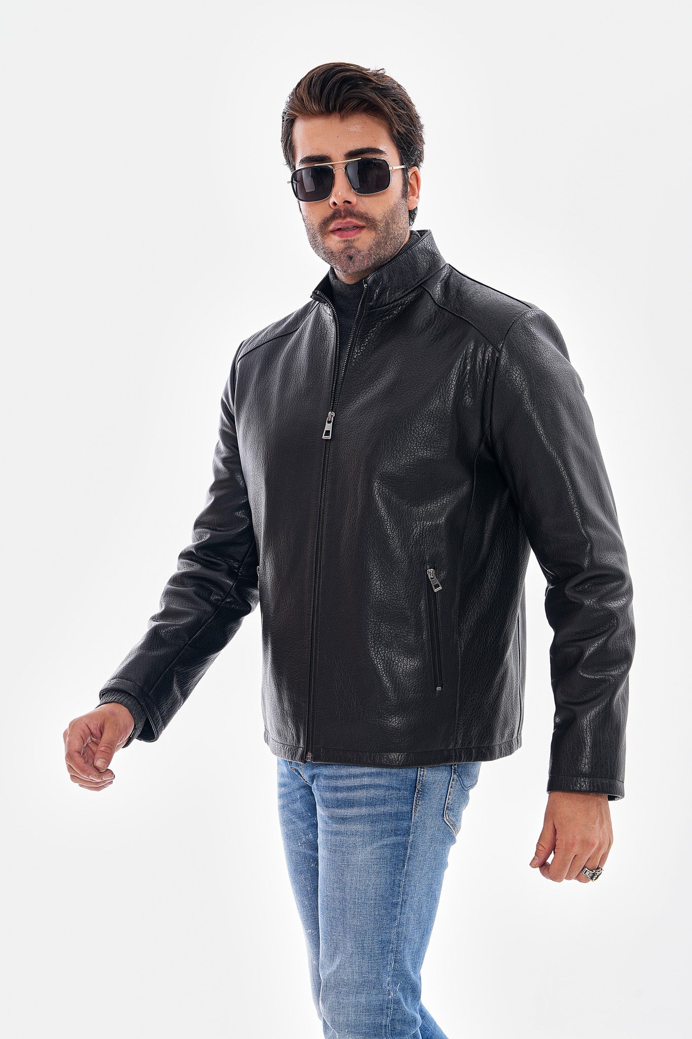 The Varden Black Leather Jacket
